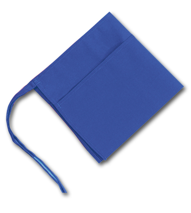 Waist Apron Royal Blue Three Pocket 12"L x 24"W